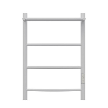 Полотенцесушитель электрический Point Афина PN04846PW П3 400x600 с полкой, диммер справа, белый Полотенцесушитель электрический Point Афина PN04846PW П3 400x600 с полкой, диммер справа, белый