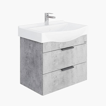 Тумба Onika Девис 65 подвесная, бетон чикаго (ум. Беверли 65)