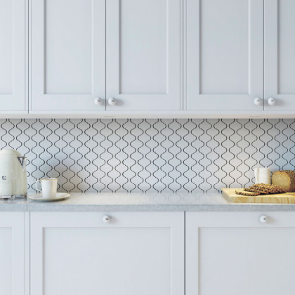 Керамическая мозаика, Latern White Matt, Shapes