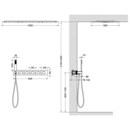 Душевая система Timo Petruma SX-5329/17SM скрытого монтажа с термостатом, золото матовое Душевая система Timo Petruma SX-5329/17SM скрытого монтажа с термостатом, золото матовое