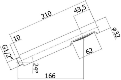 Душевая лейка Paffoni Birillo ZDOC032CR Душевая лейка Paffoni Birillo ZDOC032CR