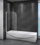 RELAX-V-1-80/140-C-Bi Шторка на ванну Условные размеры, мм:800х1400 Габариты с диапазоном регулировок, мм:(790-800)х1400 