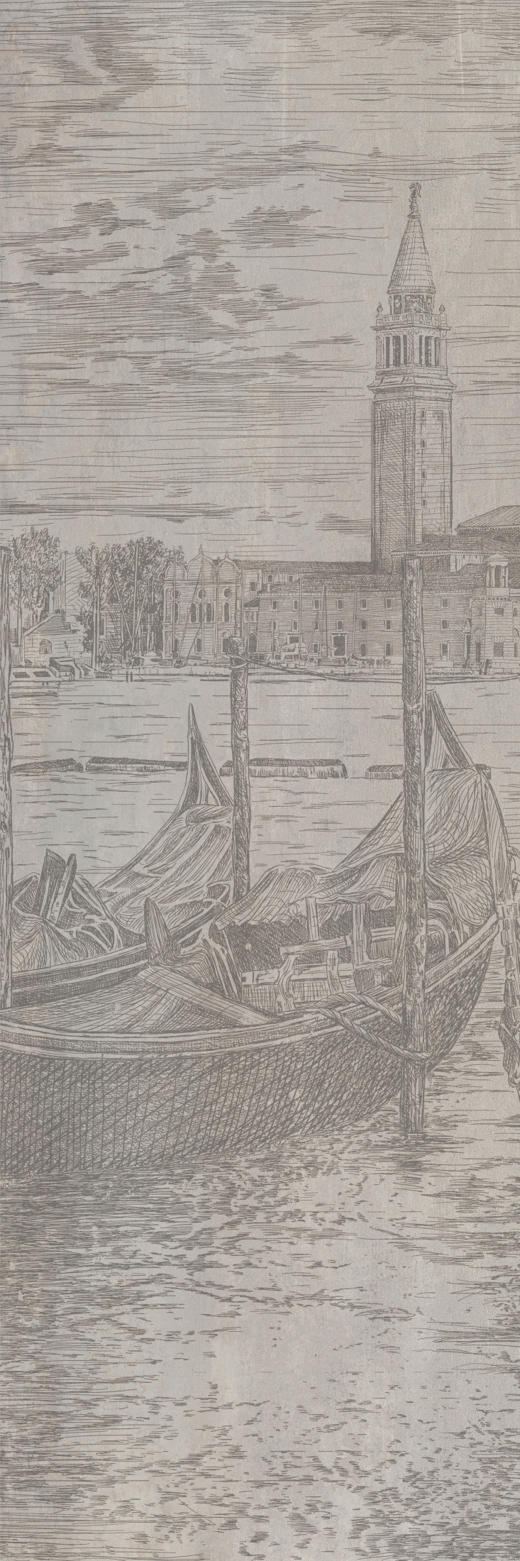 Панно Гварди матовый обрезной 90х89,5x0,9 из 3-х частей 30x89.5