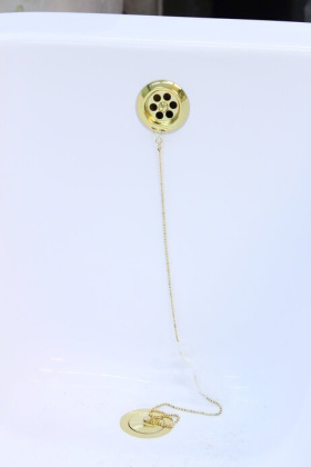 Слив-перелив для ванны Wirquin В (золото)