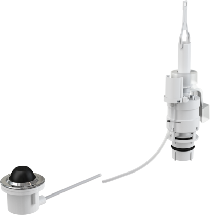 Кнопка пневматического смыва на расстоянии – ножное управление, металл, монтаж: в пол Кнопка пневматического смыва на расстоянии – ножное управление, металл, монтаж: в пол