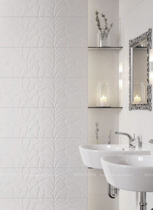 Плитка настенная Moon Line рельеф белый 29x89 (O-MOA-WTA051)(3шт/0,77м2), м2