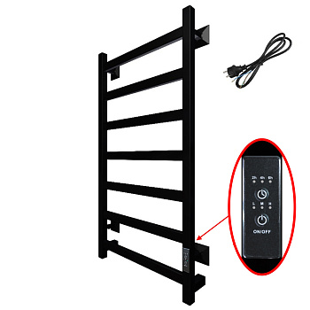 Полотенцесушитель Пэк сп 20 кв 80х40 черный ВГП