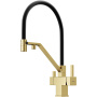Смеситель для кухни SANCOS Loro c возможностью подключения фильтра для воды, цвет брашированное золото, арт. SC4007BG Смеситель для кухни SANCOS Loro c возможностью подключения фильтра для воды, цвет брашированное золото, арт. SC4007BG