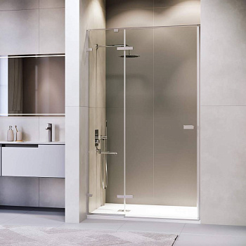 Душевая дверь 130*200 RGW SV-004 Хром/Прозрачное/8 мм (EasyClean)