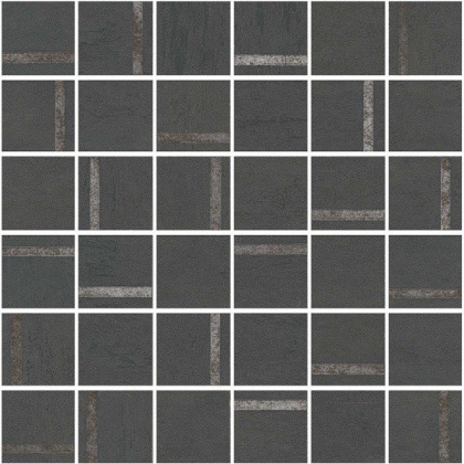 Декор Гварди 2 мозаичный антрацит матовый обрезной 30x30x0,9 Декор Гварди 2 мозаичный антрацит матовый обрезной 30x30x0,9