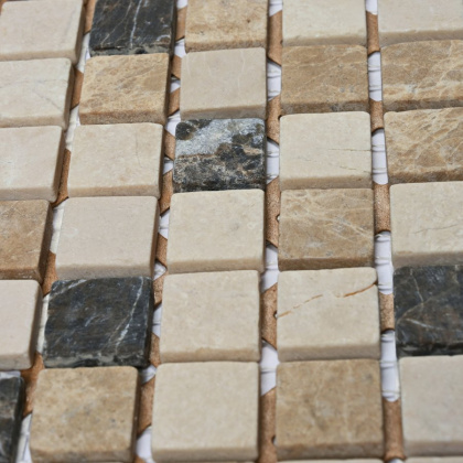 Мозаика натуральный камень Turin-15 slim (Matt) (чип 4*15*15) 30,5*30,5 (25шт.-1.4м2), м2 Мозаика натуральный камень Turin-15 slim (Matt) (чип 4*15*15) 30,5*30,5 (25шт.-1.4м2), м2