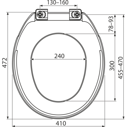 Сиденье для унитаза Antibacterial A6550 AlcaPlast Сиденье для унитаза Antibacterial A6550 AlcaPlast