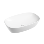 Умывальник чаша накладная овальная (цвет Белый Матовый) Element 600*380*138мм