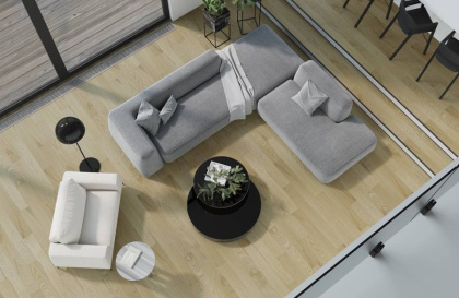 Кварцевый паркет Quartz Parquet Классик Дуб Тоскана, 407, 5/0,6 мм