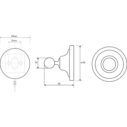 Крючок Bemeta Retro Gold and Сhrom 144206138 Золото Хром