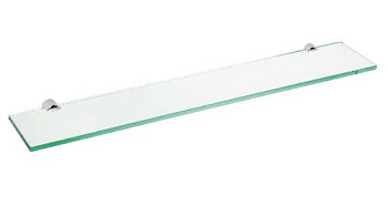 Полка стеклянная Bemeta Alfa 102402242 Хром