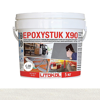 Затирка эпоксидная EPOXYSTUK X90 С.00 Bianco  5кг