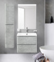 Тумба с раковиной подвесная BelBagno ALBANO 70 Rovere Nature Grigio, раковина белая