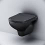 C85A1700MBSC X-Joy S Унитаз подвесной FlashClean с сиденьем микролифт, черн мат C85A1700MBSC X-Joy S Унитаз подвесной FlashClean с сиденьем микролифт, черн мат
