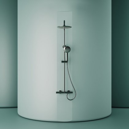 Душевая стойка SANCOS Game для душа с термостатическим смесителем, цвет хром, арт. SC3002CH