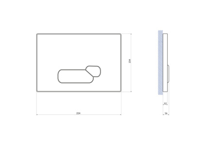 Кнопка ACTIS для LINK PRO_VECTOR_LINK_HI-TEC стекло черный Кнопка ACTIS для LINK PRO_VECTOR_LINK_HI-TEC стекло черный