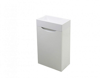 Комплект мебели Mini 400х220 подвесной правосторонний 1 дверный (ШхГхВ) 400х220х607