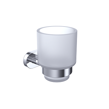 Стакан для зубных щёток в комплекте с креплением  Livorno хром 3014-0003, шт