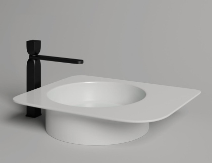 Раковина накладная Salini Ninfea 110521M