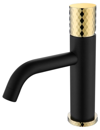Смеситель STICK для умыв. низ. BLACK DIAMOND GOLD_Комплект Смеситель STICK для умыв. низ. BLACK DIAMOND GOLD_Комплект