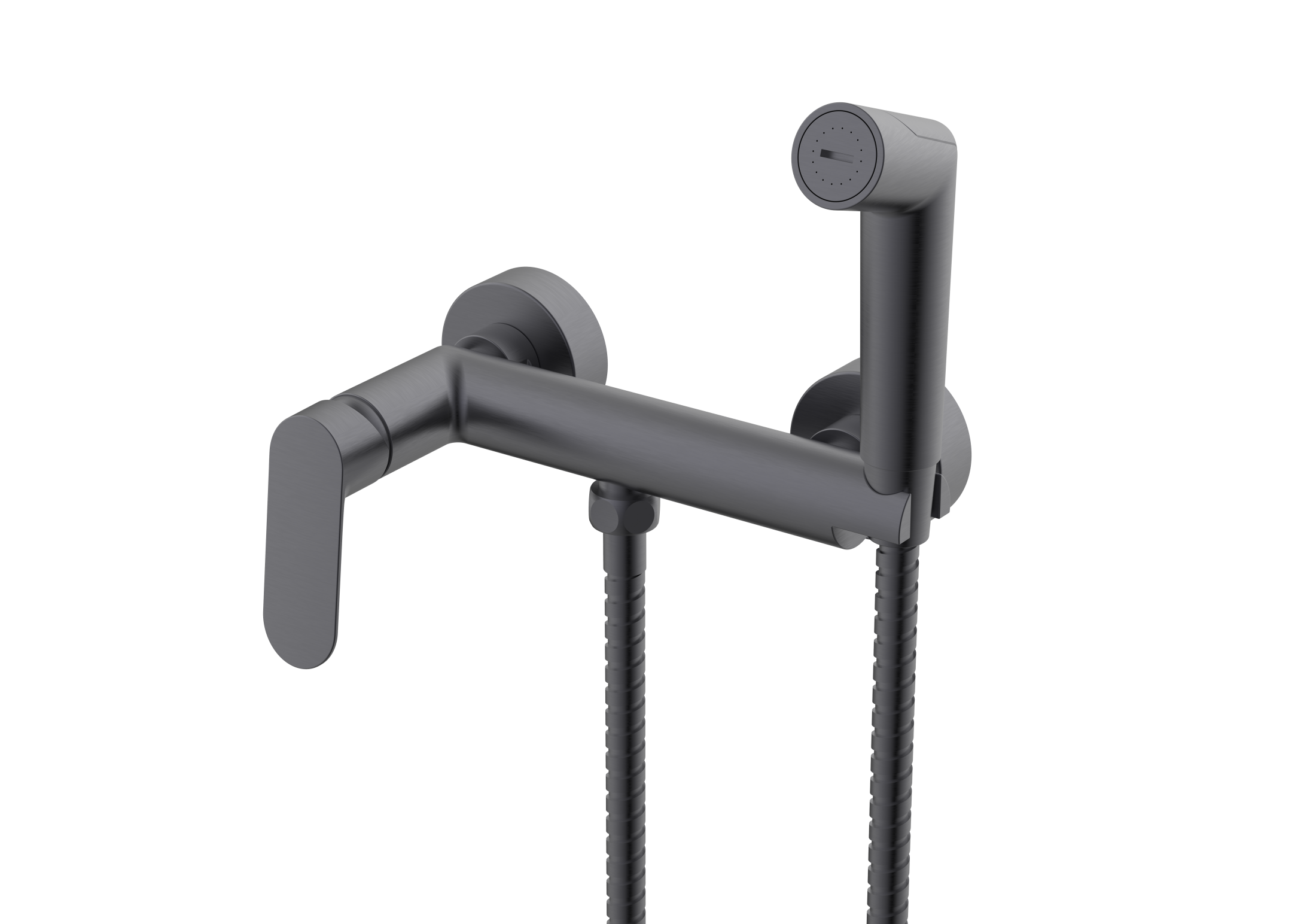 Смеситель Splenka настенный с гигиеническим душем S41.51