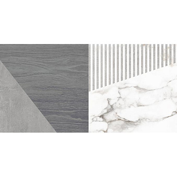 Плитка настенная 34078 Savage серый узор 25*50 (12шт/1,5м2), м2