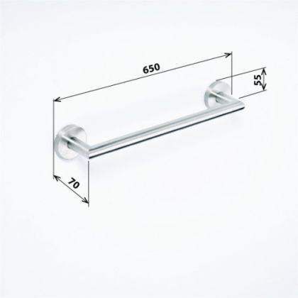 Держатель полотенца 655 мм