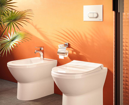 Кнопка смыва VitrA Loop O, цвет Глянцевый Белый