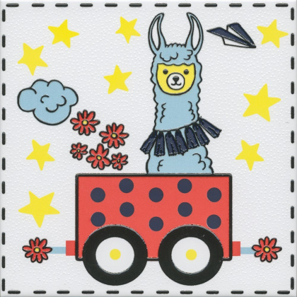 Декор 4 OP\A224\5009 Альпаки Белый (20см*20см*6,9мм) (10шт/0,4м2) ., шт