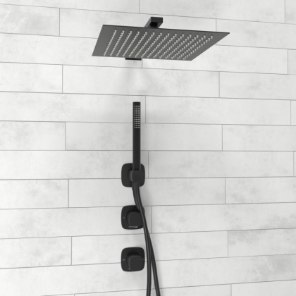 A9151.264.219.162.327.242.217  Встраиваемый комплект для душа с верхней душевой насадкой и лейкой