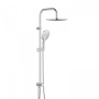 931000000 Eclipse, душ. система: верхний душ 220мм, ручн.душ 3 ф-ии 120 мм, штанга 1010 мм, Хром