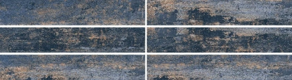 Керамогранит Savoy Rust Cobalt 20х120 Carving (5 шт.в уп)