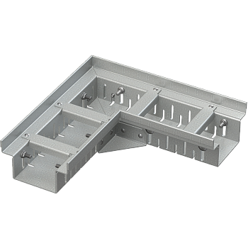 Дренажный угловой желоб 100 мм регулируемый, оцинкованная сталь