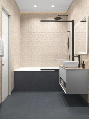 Керамогранит DD173400R Про Чементо Синий тёмный (40,2см*40,2см*8мм) (10шт/1,62м2) матовый, м2