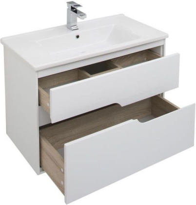 Тумба под раковину Aquanet Модена 85 белый