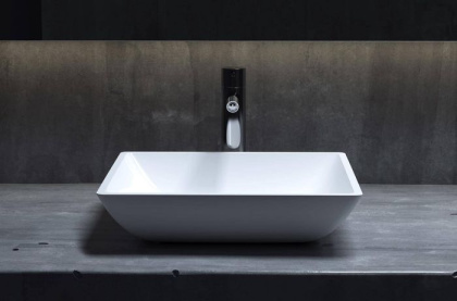 Раковина Salini CALLISTA 107 1101107GRF S-Sense покраска по RAL полностью, накладная, глянцевая