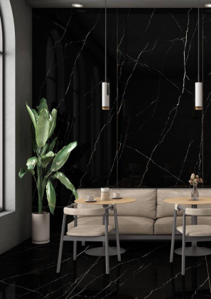 Керамический слэб MARQUINA OLPSE LUMINOUS 2800х1200х6мм , Double Polished