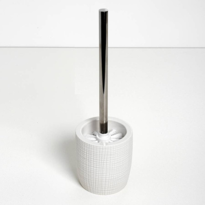 Щетка для унитаза Dinkel, 10,1х36,5х10,1 см, белая, K-4627