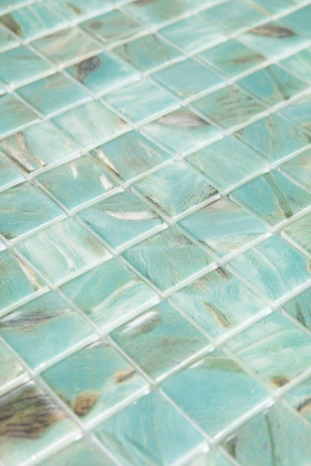 Стеклянная мозаика, 7103 Oasis Turquoise 25x25, Oasis