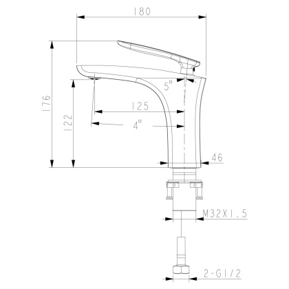 Смеситель Lemark Bellario LM6806C для раковины Смеситель Lemark Bellario LM6806C для раковины