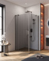 SLIDER-AH-1-100-100/110-GRIGIO-BORO Душевой уголок