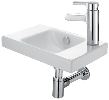 Рукомойник ODEON UP отв справа /40х25/ (бел), E4799G-00 , шт.