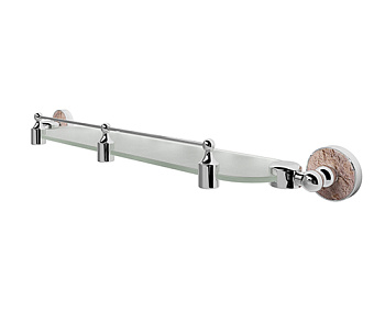 Полка стеклянная Nau с бортиком, 61х6х11,7 см, K-7744