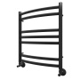 Полотенцесушитель водяной Lemark Atlantiss LM32607RBL П7 500x600, черный