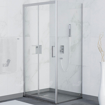 Душевой уголок RGW Stilvoll SV-45 100х70 06324507-011 профиль Хром стекло прозрачное
